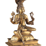 Brass Mariamman Idol - 12" Divine Mother Goddess Statue | Strength & Protection Symbol